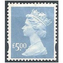 2003 Y1729 £5.00 Azure High Value Machin Very Fine Used