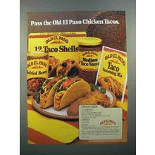 1987 Old El Paso Ad - Chicken Tacos