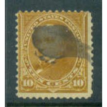 Used 283 10c Daniel Webster Average M05404