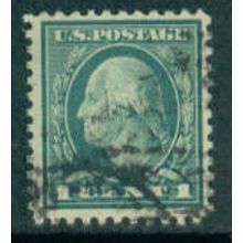 Used 498 1c George Washington Fine A03775