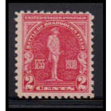 688 2c Battle of Braddock Barely Clears MNH O2720