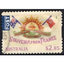 AUSTRALIA: 2025 ANZAC DAY, INTERNATIONAL POST, USED SELF-ADHESIVE STAMP 238/9