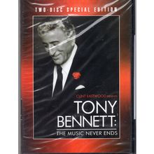 TONY BENNET THE MUSIC NEVER ENDS DVD