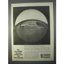 1966 Timken Bearings Ad - World Run More Smoothly