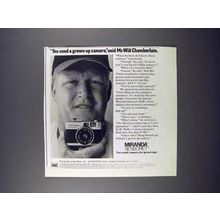 1972 Miranda Sensoret Camera Ad w/ Boog Powell