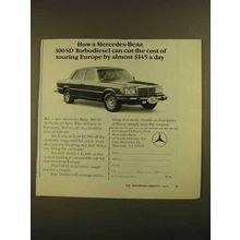 1979 Mercedes-Benz 300SD Turbodiesel Ad - Cut Cost