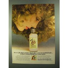 1981 Lilt Waving Lotion Ad - More Than Beautiful Hair