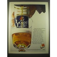 1966 Ind Coope Long Life Beer Ad - People who like the best