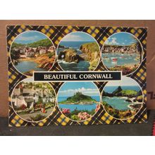 multiview, CORNWALL county used postcard by John Hinde 1983 postmark #