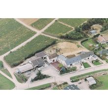 Vins Fins De Sancerre French Wine Farmer Farming Aerial Postcard