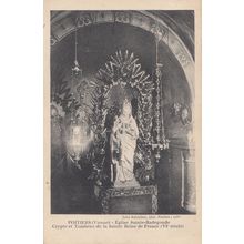 Poitiers Vienne Eglise Sainte Radegonde Crypte French Religious Postcard