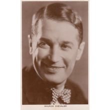 Maurice Chevalier Vintage Real Photo Plain Back Postcard