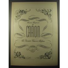 1954 Caron Perfume Ad - Famous Fragrances by Caron the Greatest Name in Perfume