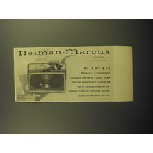 1958 Neiman-Marcus Roland Transistor Portable Radio Advertisement