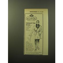 1960 Carroll & Co. Coat Advertisement - Bodyguard from Britain