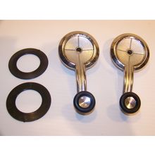 1972 PLYMOUTH WINDOW CRANK HANDLES & WASHERS OEM SPORT SUBURBAN FURY BROUGHAM