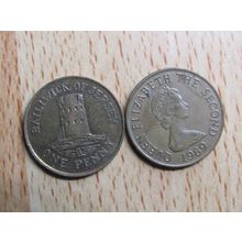 Jersey 1989 Elizabeth ll 1p Coin