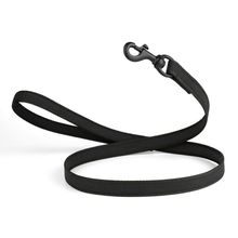 Rubber Infused Nylon Leash W3/4" x L 4' Black