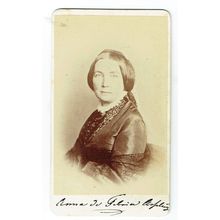 Victorian cdv photo portrait elderly lady Dresden Germany photographer