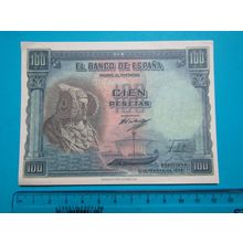 Espana Spain 1938 100 Pesetas Banknote Reproduction - 122