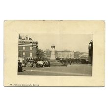 Postcard UK England Kent Dover Waterloo Crescent horse drawn carriages RPPC 1908