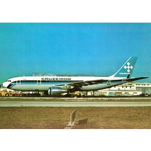Aircraft postcard Cruzeiro Airbus A300, PP-CLA. Unposted