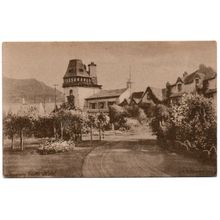 PRINTED POSTCARD OF DEGANWY CASTLE HOTEL DEGANWY CAERNARVONSHIRE (2360)