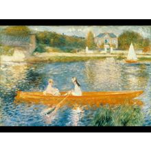 The Seine At Asnieres, Renoir, 1878 Poster Canvas Movie Film Print A0 A1 A2 A3 A