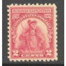 657 2c General John Sullivan Just Clears MNH Q0962