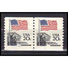 1895 20c U.S. Flag Very Fine MNH SG CNP Left 11 PA0264