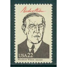 2218i 22c Woodrow Wilson Fine MNH W3136 (4)