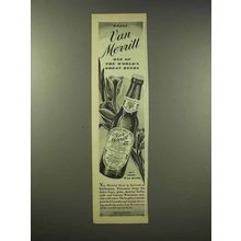 1945 Van Merritt Beer Ad - Enjoy World's Great Beers