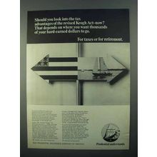 1968 Prudential Insurance Ad - Revised Keogh Act