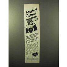 1970 Beseler Toshiba Model 660 Flash Ad - Genius