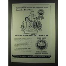 1972 NECA National Electrical Contractors Ad