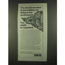 1972 NAHB National Association of Home Builders Ad