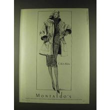 1979 Calvin Klein Fashion Ad - Montaldo's