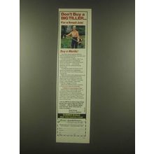 1985 Mantis Tiller Ad - Don't Buy a Big Tiller