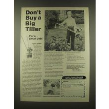 1985 Mantis Tiller Ad - Don't Buy Big Tiller