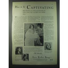 1930 Lux Toilet Soap Ad - Bebe Daniels - how to be captivating