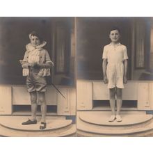 Wimborne Fancy Dress Boy Transformation Dorset Studio 2x Old Postcard s