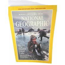 National Geographic Magazine June 1992 The Worl's Great Lake Collectable y
