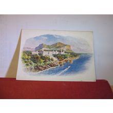 'VILLA IGIEA' GRAND HOTEL, PALERMO, SICILY, ITALY unused antique postcard =
