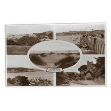 Instow, Devon, Multiview RP Postcard.