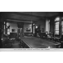 Day & Billiard Room Woolton Convalescent Home Liverpool Old Postcard
