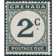 Grenada 1952 2c black Postage Due SGD15 MNH