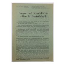 Original WW2 Soviet/Russian Air Drop Propaganda Leaflet. - Code A-572. - 1941.