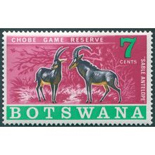 Botswana 1967 7c Sale Antelope SG239 MNH