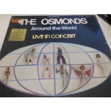 The Osmonds – Around The World - Live In Concert - 1975 - 12" Vinyl Double LP -