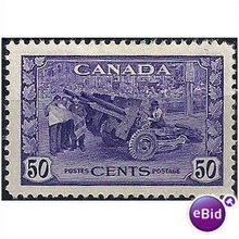 Canada 1942 SG387 50c Violet Mouted Mint